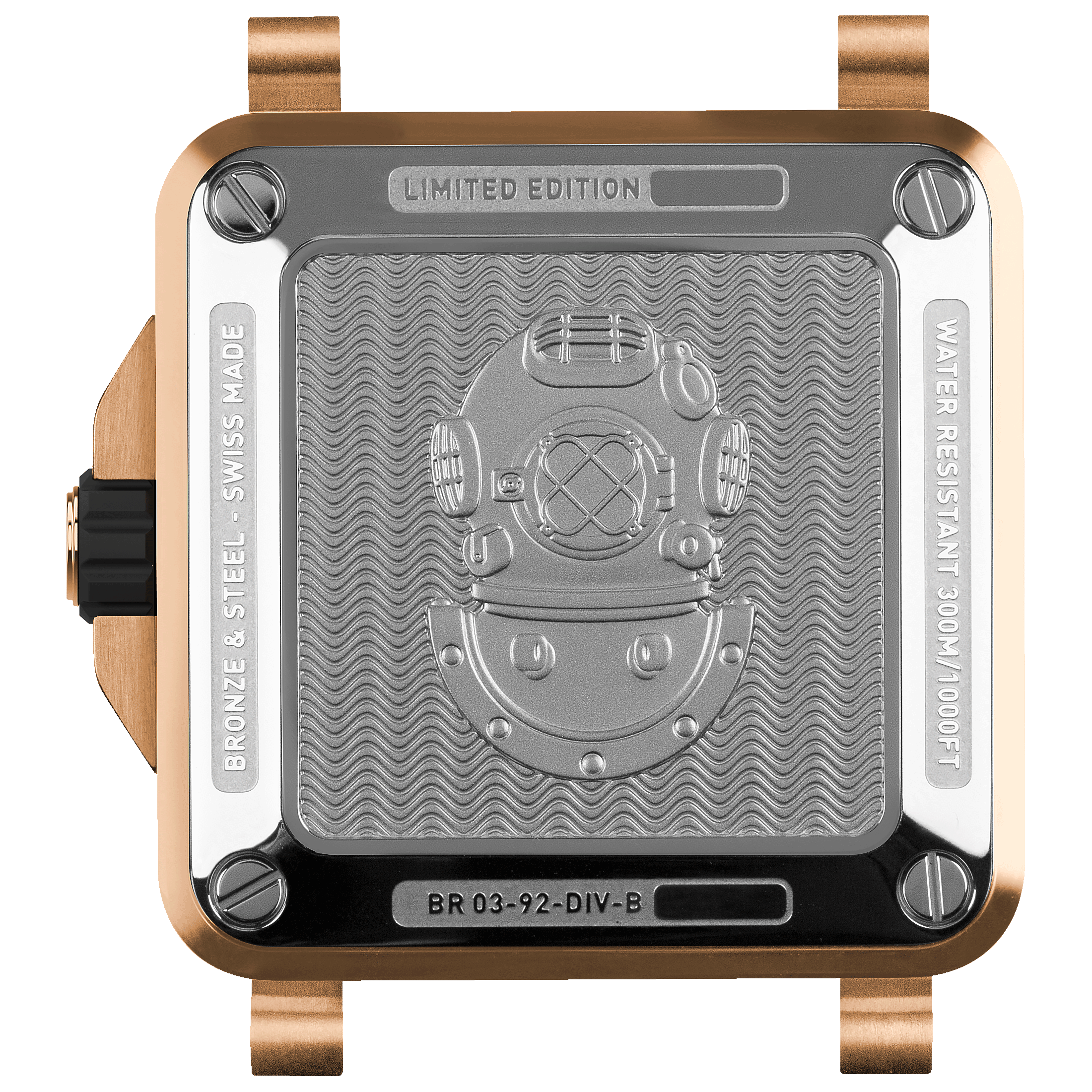 Montre Bell & Ross BR 03-92 Diver Black & Green Bronze automatique cadran vert bracelet caoutchouc 42 mm