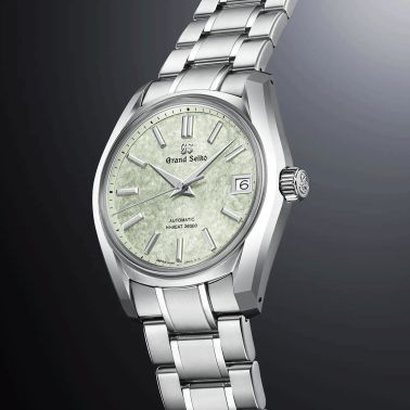 Montre Grand Seiko Heritage 62GS "Sakura-Wakaba" Hi-Beat 36 000 cadran vert bracelet titane 38 mm