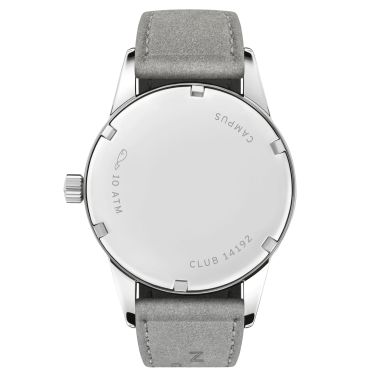 NOMOS Club Campus Endless Blue mechanical stainless steel watch turquoise blue dial  36 mm 717