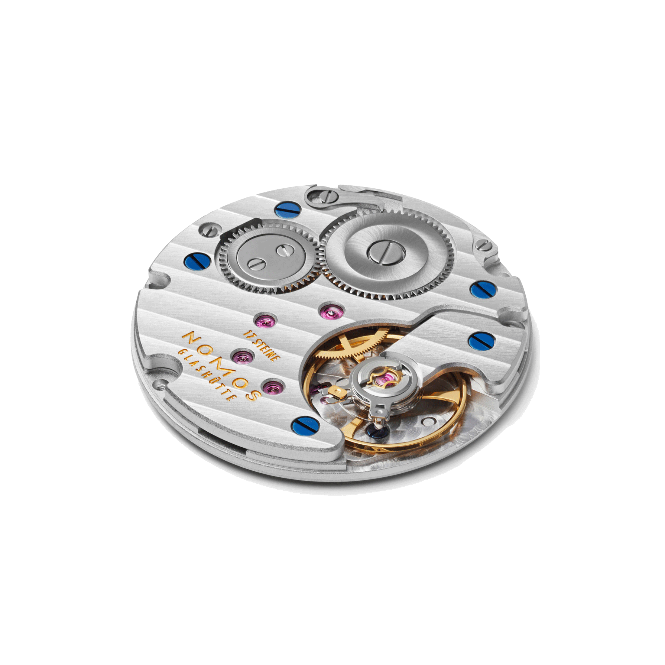 NOMOS Club Campus Endless Blue mechanical stainless steel watch turquoise blue dial  36 mm 717