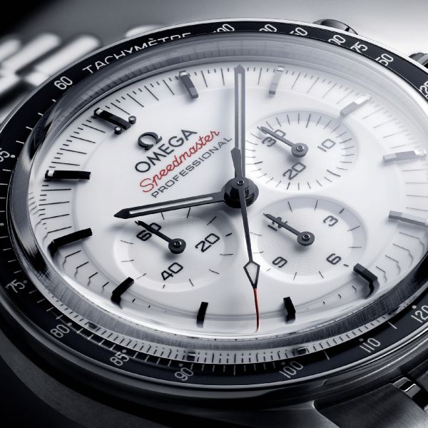 White Dial Omega Speedmaster Professional Waterproof Omega
