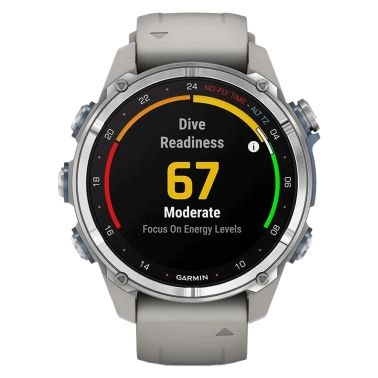 Montre Garmin Descent Mk3 bracelet silicone gris 43 mm 010-02753-04