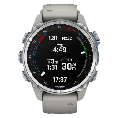 Montre Garmin Descent Mk3 bracelet silicone gris 43 mm 010-02753-04