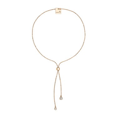 Bracelet Ginette NY Lonely Diamonds en or rose et diamants
