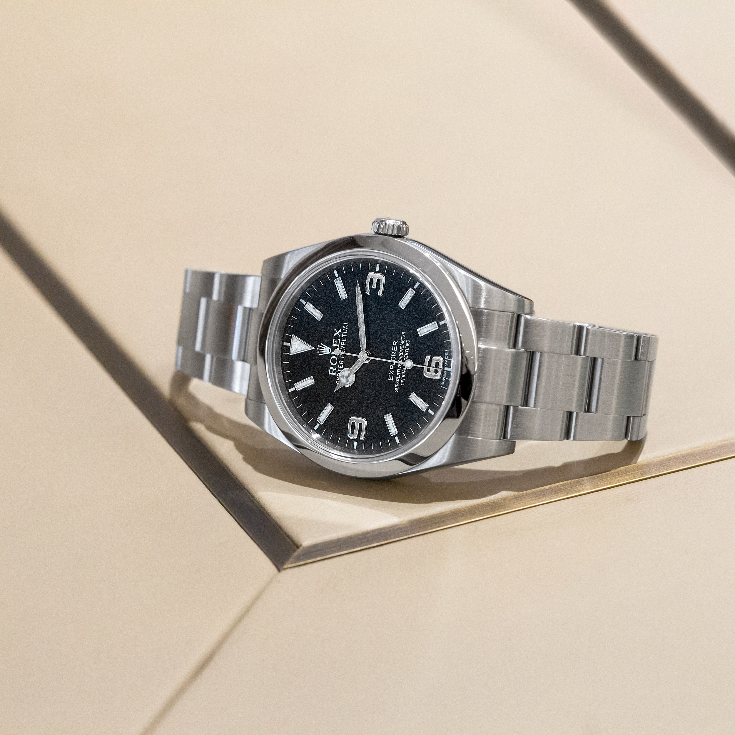 Montre Rolex Explorer I Ref 214270 automatique 39 mm Full Set 2013