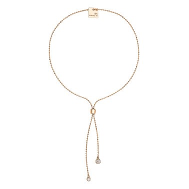 Bracelet Ginette NY Lonely Diamonds en or rose et diamants