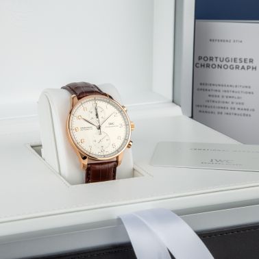 Montre IWC Portugieser Chronographe Or Jaune automatique 41 mm Full Set 2016
