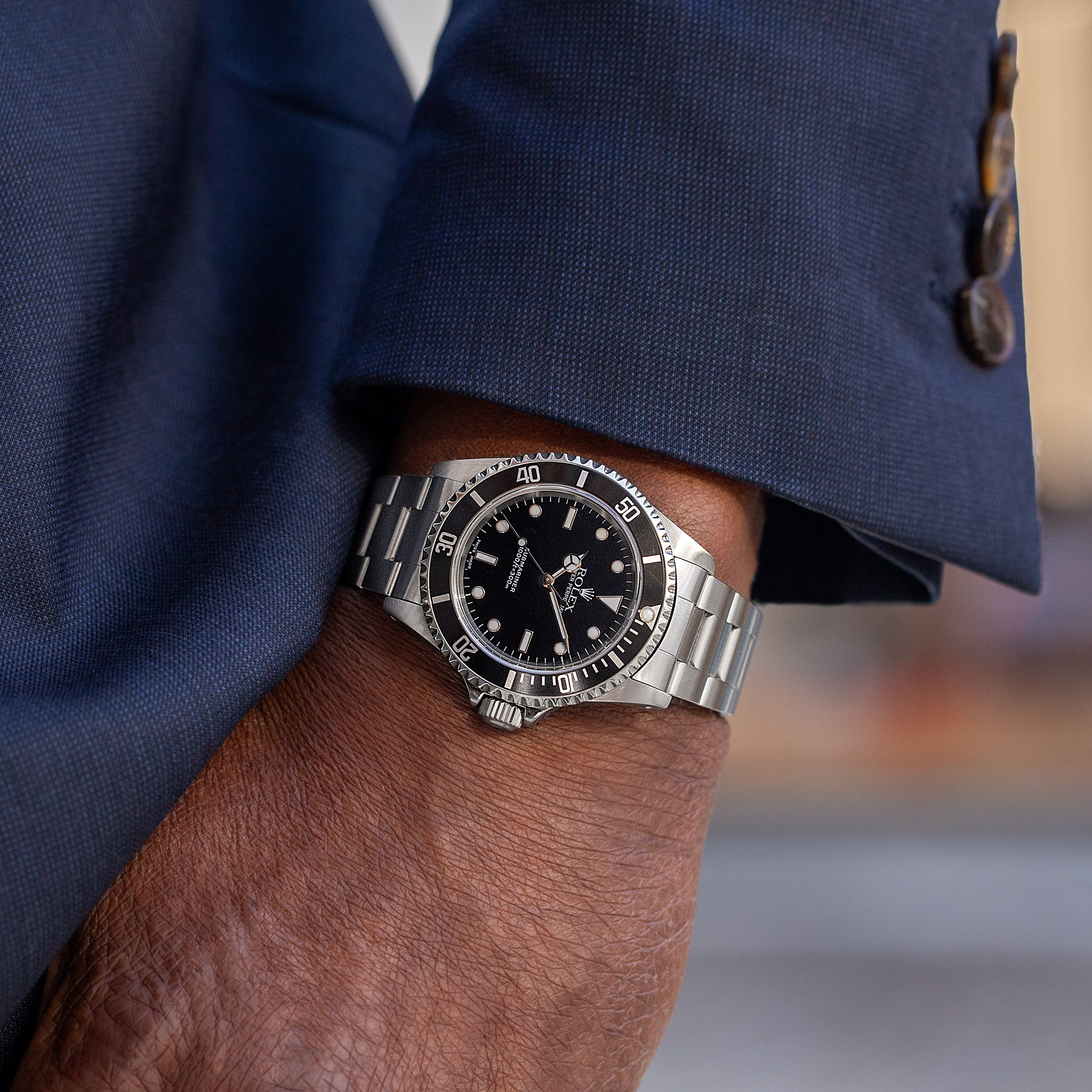 Montre Rolex Submariner 14060M automatique 40 mm circa 2001