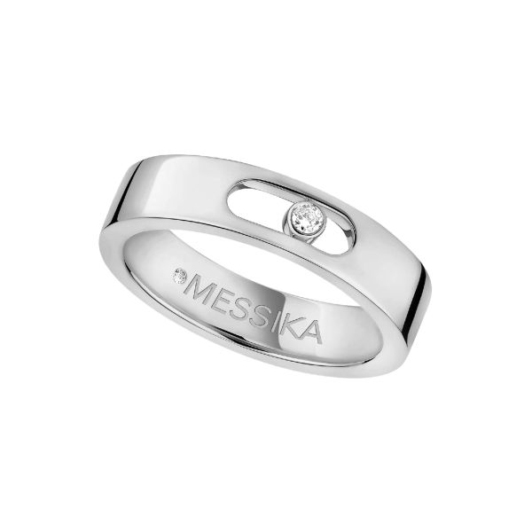 Messika Move Joaillerie wedding ring in white gold and diamond