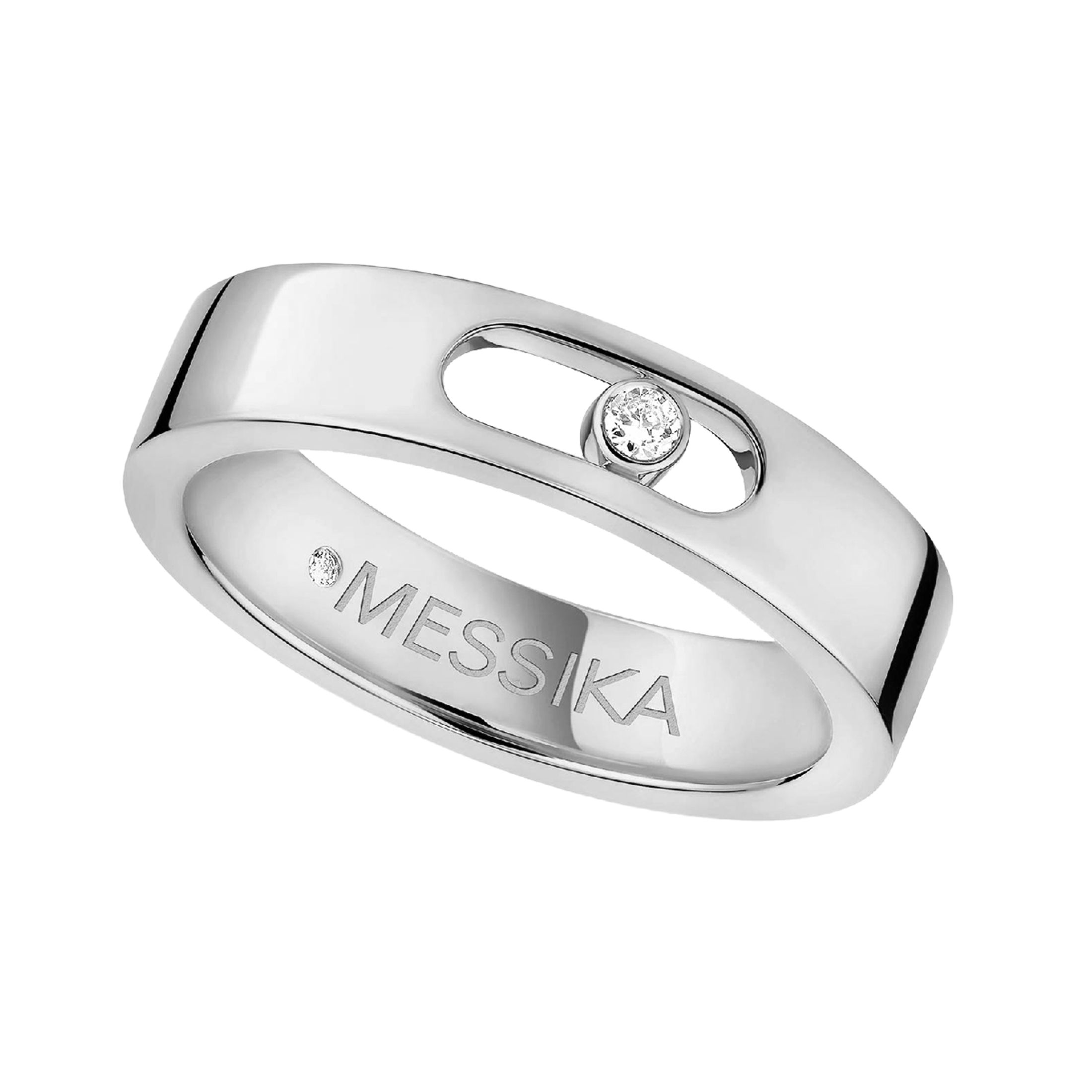 Messika Move Joaillerie wedding ring in white gold and diamond