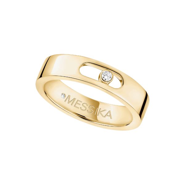 Messika Move Joaillerie wedding ring in yellow gold and diamond