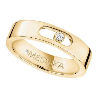 Messika Move Joaillerie wedding ring in yellow gold and diamond