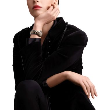 Longines PrimaLuna Rose Gold quartz watch taupe dial steel and rose gold bracelet 30.5 mm