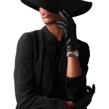 Longines PrimaLuna Diamonds automatic watch silver dial stainless steel bracelet 26.5 mm