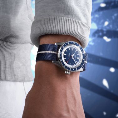 Mido Ocean Star GMT Special Edition automatic watch blue dial steel bracelet 40.5 mm M026.829.18.041.00