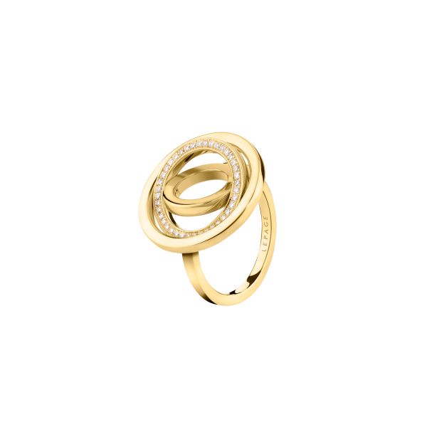 Bague Lepage Alba en or jaune et diamants