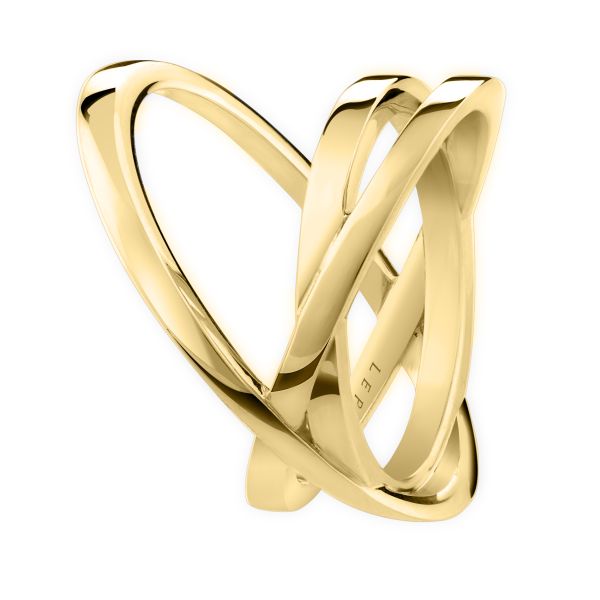 Lepage Luna ring in yellow gold