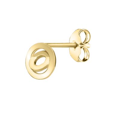Puces d'oreilles Lepage Alba en or jaune