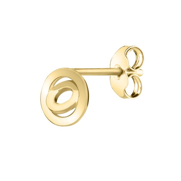 Puces d'oreilles Lepage Alba en or jaune