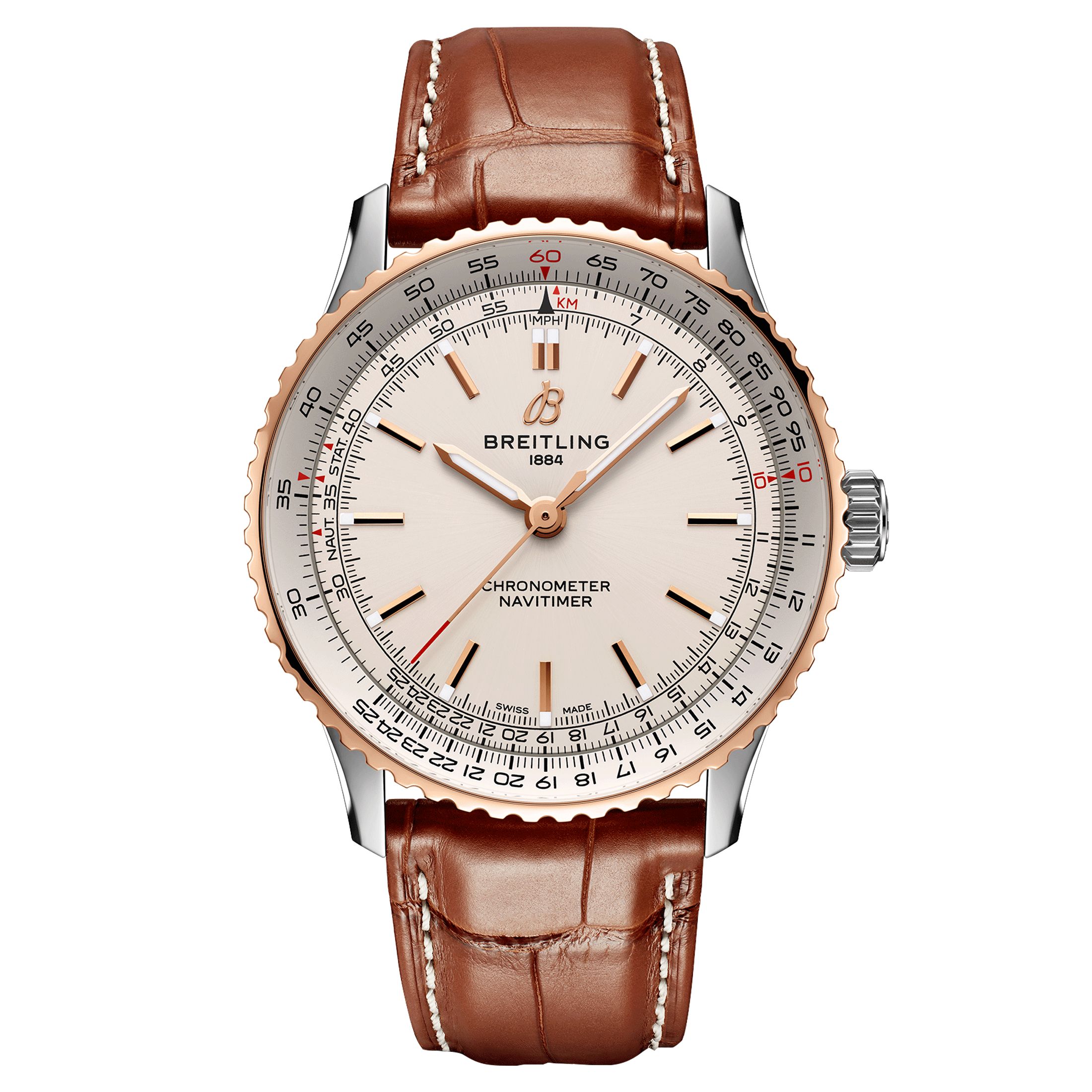 breitling leather