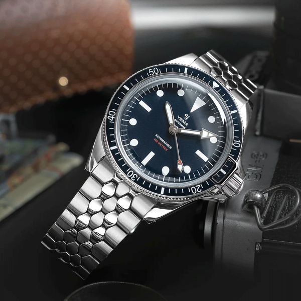 Yema Superman 500 Classic auto Watch 39 mm YSUP22B39 GM2S Lepage