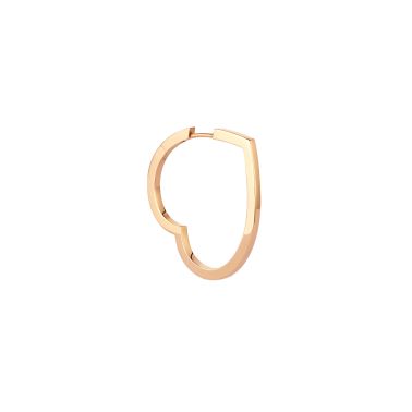 Repossi Antifer Heart LM earring in rose gold