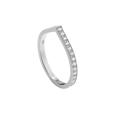Repossi Antifer Ring Paved in White Gold and diamonds