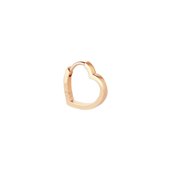 Repossi Antifer Heart SM earring in rose gold