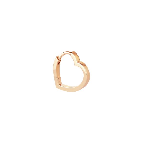 Repossi Antifer Heart SM earring in rose gold
