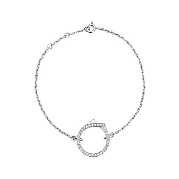 Repossi Antifer bracelet in white gold and diamonds
