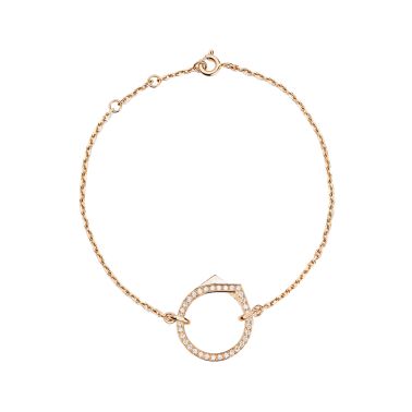 Repossi Antifer bracelet in rose gold and diamonds