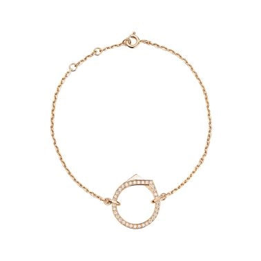 Repossi Antifer bracelet in rose gold and diamonds