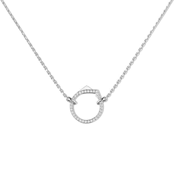 Collier Repossi Antifer Pavé en or blanc et diamants PAF2ACWG00000