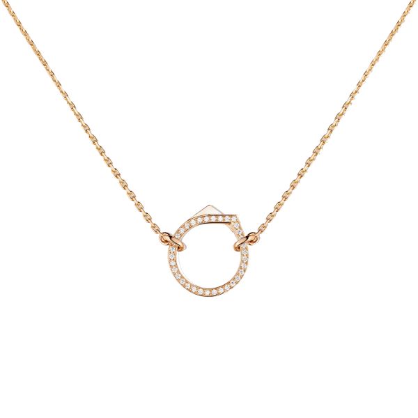 Collier Repossi Antifer Pavé en or rose et diamants PAF2ACPG00000