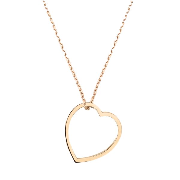 Repossi Antifer Heart LM necklace in rose gold