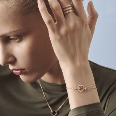 Repossi Berbere bracelet in rose gold and diamonds 