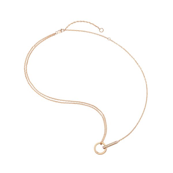 Repossi Berbere pendant necklace in rose gold and diamonds 