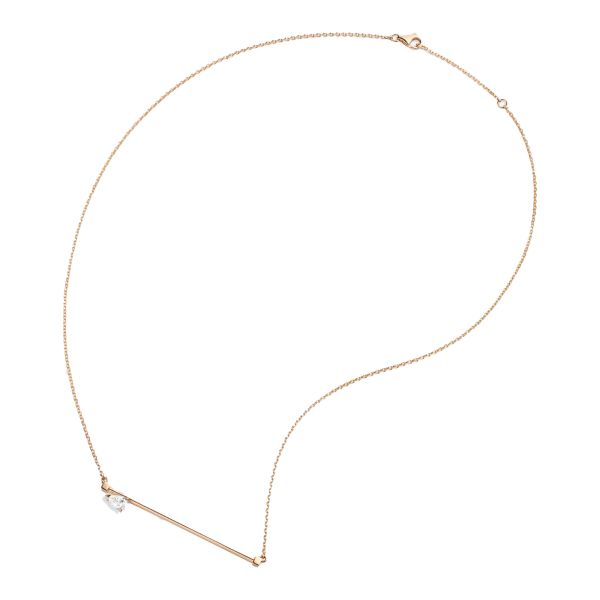 Collier Repossi Serti sur vide en or rose et diamant PSV1ABPG03000