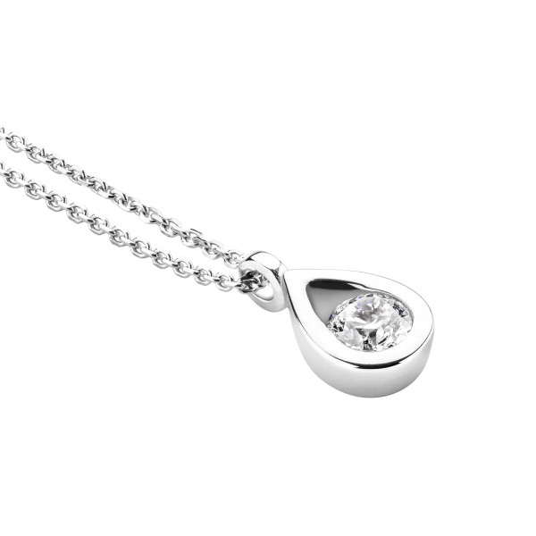 Collier Lepage Clyde en or blanc diamant brillant