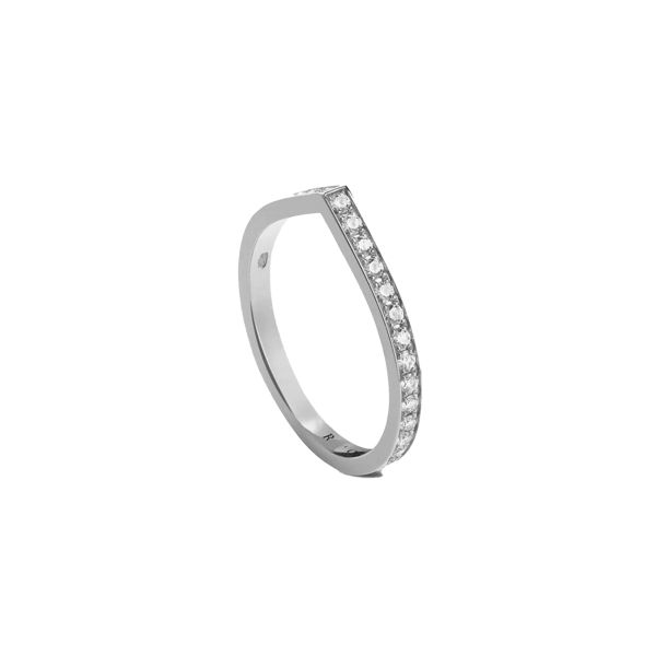 Bague Repossi Antifer Pavée en or blanc et diamants