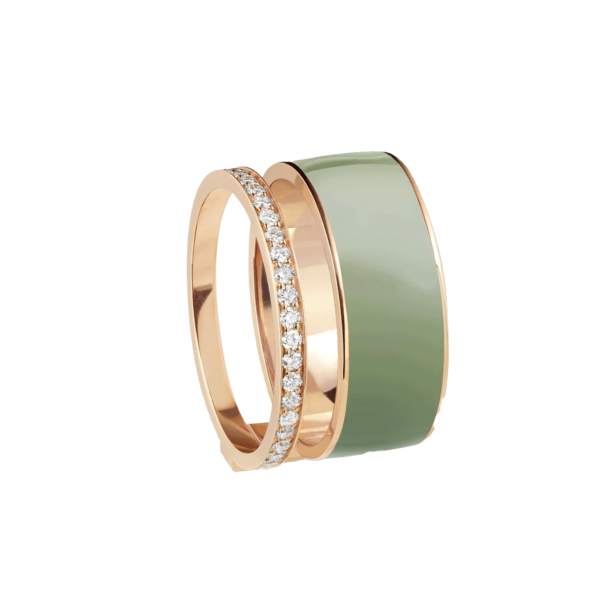 ★REPOSSI★ Berbere Chromatic ヌードリング 750PG Berbere Chromatic Ring – David Rosas