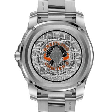 Breitling Aerospace B70 Orbiter quartz watch red dial titanium bracelet 43 mm