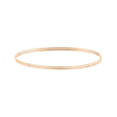 Set de 3 Joncs Ginette NY Circles en or rose