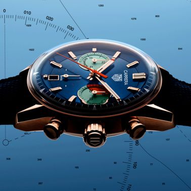 Montre TAG Heuer Carrera Chronographe Skipper Edition Limitée Or Rose automatique 39 mm CBS2241.FN8023