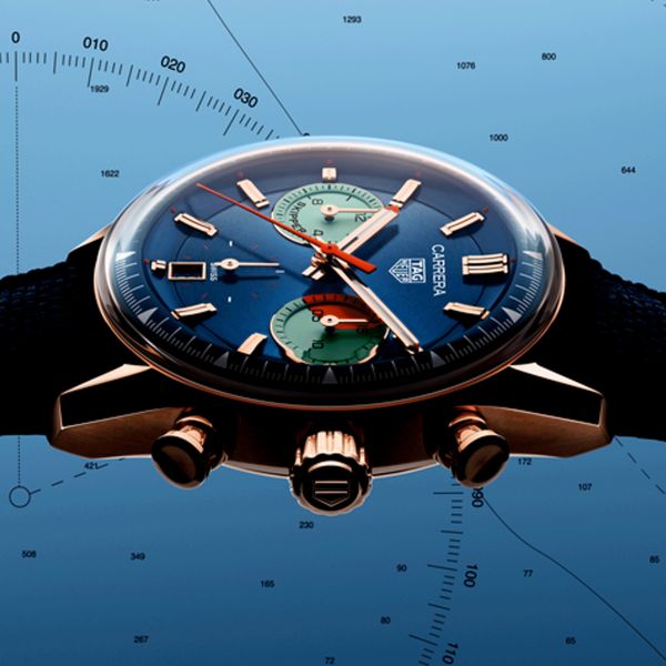 Montre TAG Heuer Carrera Chronographe Skipper Edition Limitée Or Rose automatique 39 mm CBS2241.FN8023