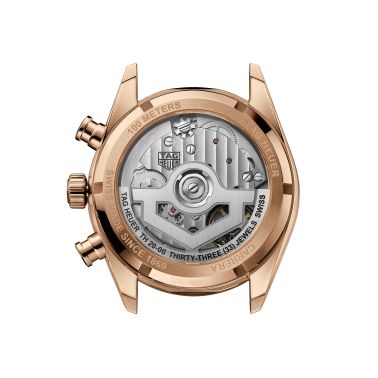 Montre TAG Heuer Carrera Chronographe Skipper Edition Limitée Or Rose automatique 39 mm CBS2241.FN8023