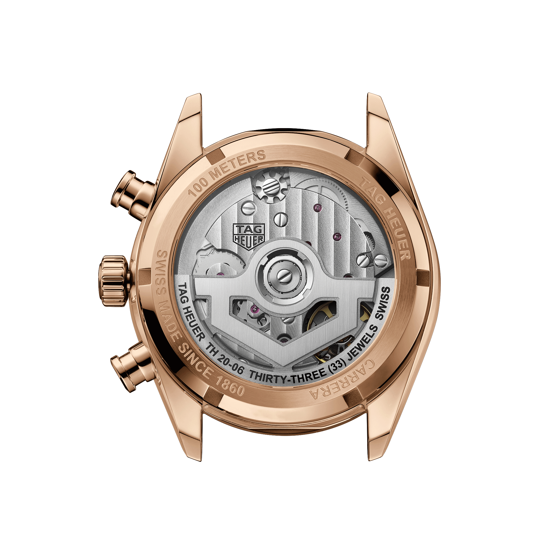 Montre TAG Heuer Carrera Chronographe Skipper Edition Limitée Or Rose automatique 39 mm CBS2241.FN8023