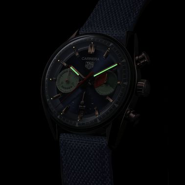 Montre TAG Heuer Carrera Chronographe Skipper Edition Limitée Or Rose automatique 39 mm CBS2241.FN8023