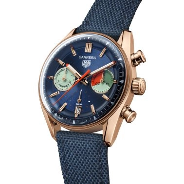 TAG Heuer Carrera Chronographe Skipper Limited Edition Automatic Rose Gold Watch 39 mm CBS2241.FN8023