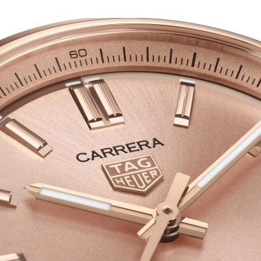 Montre TAG Heuer Carrera Date automatique diamants rose 36 mm WBN2350.BD0000